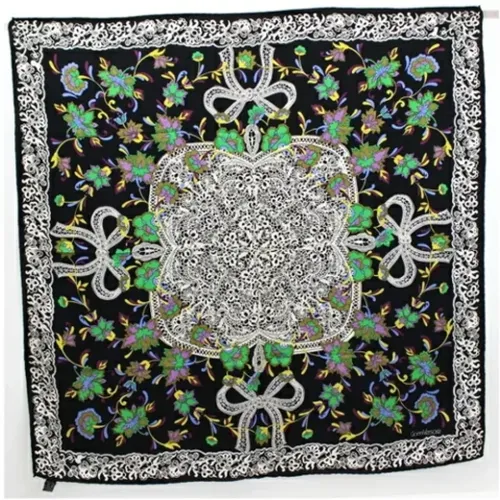 Pre-owned Silk scarves , female, Sizes: ONE SIZE - Versace Pre-owned - Modalova