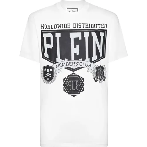 Men's Casual T-Shirt , male, Sizes: M, S, XL, 3XL, 2XL - Philipp Plein - Modalova