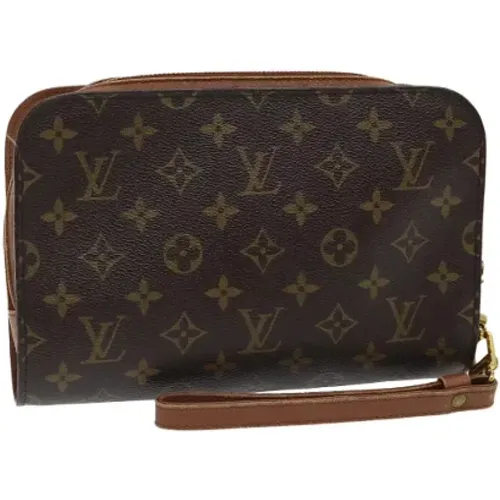 Pre-owned Canvas clutches , female, Sizes: ONE SIZE - Louis Vuitton Vintage - Modalova