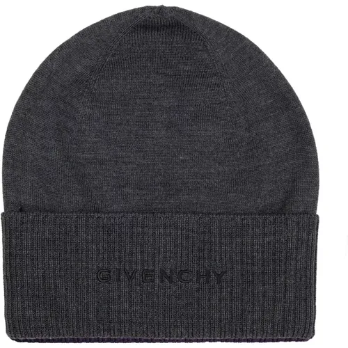 Logo Wool Hat for Men , unisex, Sizes: ONE SIZE - Givenchy - Modalova