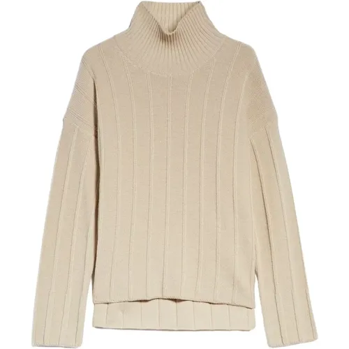 Ribbed Wool Turtleneck , female, Sizes: XS - Max Mara - Modalova