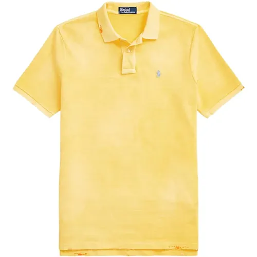 Lässiges T-Shirt für Männer , Herren, Größe: M - Polo Ralph Lauren - Modalova