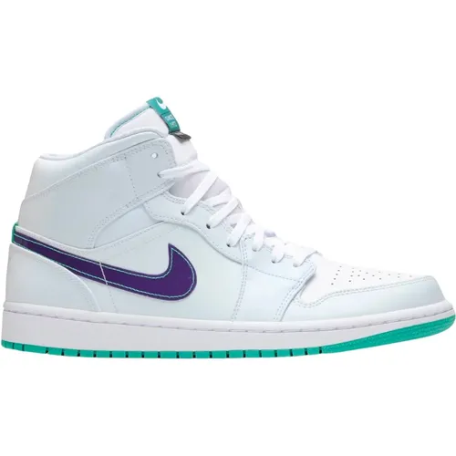 Limitierte Auflage Air Jordan 1 Mid Hoops , Herren, Größe: 40 EU - Nike - Modalova