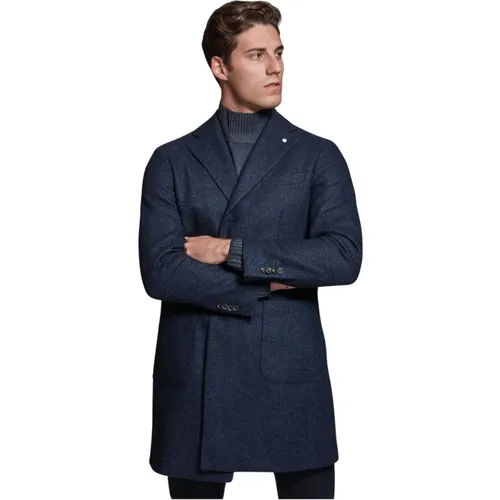Stylish Coat , male, Sizes: S, M - Luigi Bianchi Mantova - Modalova