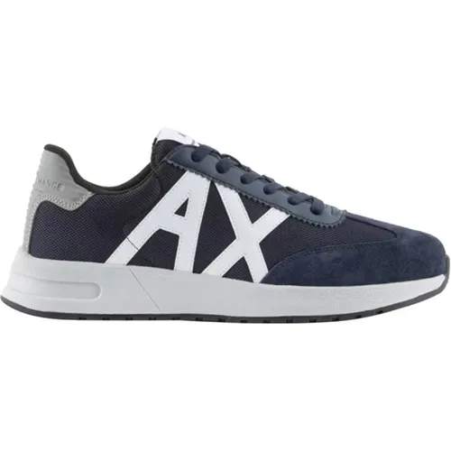 Sneakers mit runder Spitze und Gummisohle - Armani Exchange - Modalova