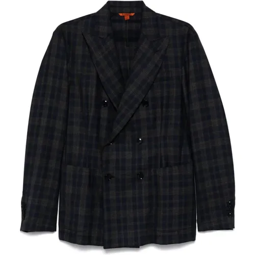 Wool Blend Checkered Blazer , male, Sizes: L, XL, S - Barena Venezia - Modalova