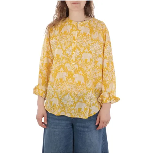 Colette Yellow Shirt , female, Sizes: 2XL, M, S, XS, L, 3XL, XL - Hartford - Modalova