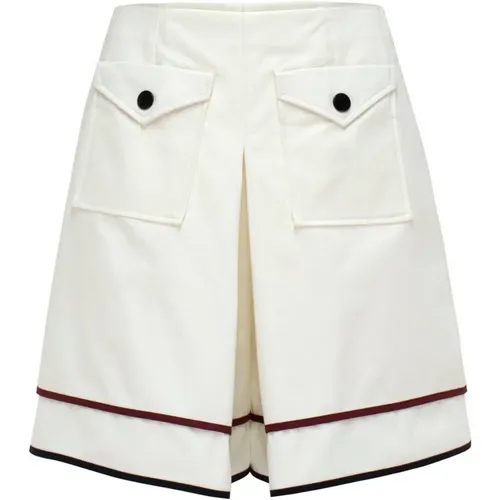 High-Waist Plissierte Shorts mit Taschen , Damen, Größe: XS - MVP wardrobe - Modalova