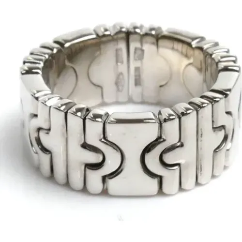 Pre-owned White Gold rings , female, Sizes: ONE SIZE - Bvlgari Vintage - Modalova