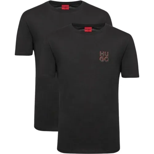 Stylisches 2-in-1 T-Shirt , Herren, Größe: 2XL - Hugo Boss - Modalova