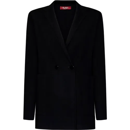 Double-Breasted Blazer Outerwear , female, Sizes: M - Max Mara - Modalova