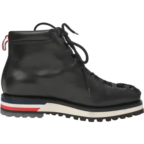 Pre-owned Leather boots , male, Sizes: 7 UK - Moncler Pre-owned - Modalova