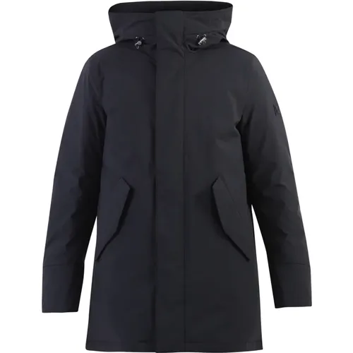 Winter Jacket, Non-removable Hood , male, Sizes: S - Woolrich - Modalova