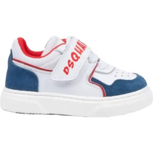 Weiße und Blaue Sneakers von Temple - Dsquared2 - Modalova