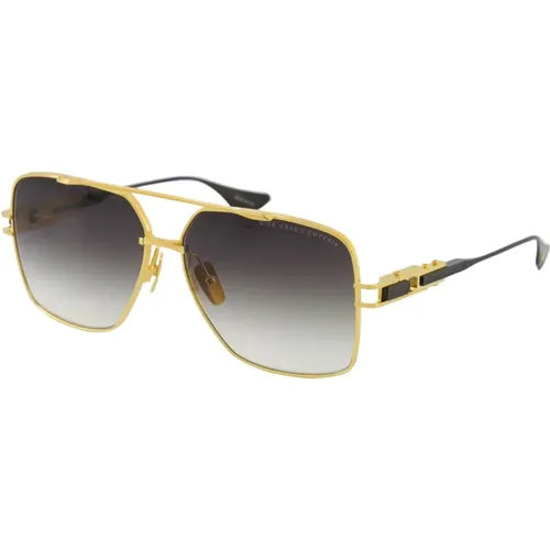 Grand-Emperik Sunglasses Yellow Gold , unisex, Sizes: ONE SIZE - Dita - Modalova