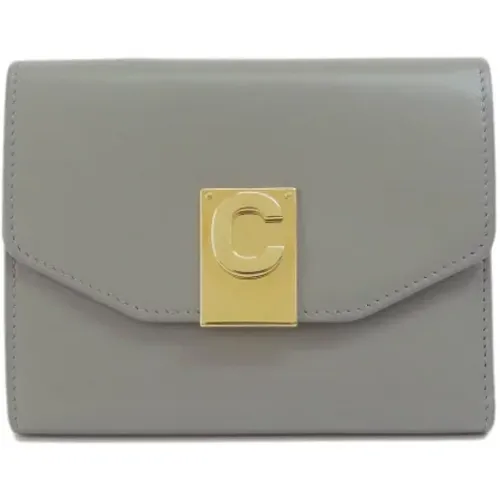 Pre-owned Leather wallets , female, Sizes: ONE SIZE - Celine Vintage - Modalova