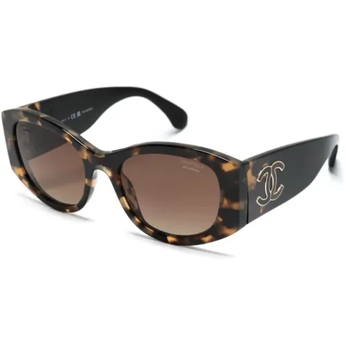 Ch5524 1770S9 Sunglasses , female, Sizes: 53 MM - Chanel - Modalova