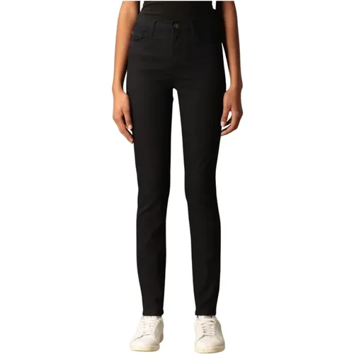 Dark Denim Five-Pocket Slim Jeans , female, Sizes: W31 - Emporio Armani - Modalova