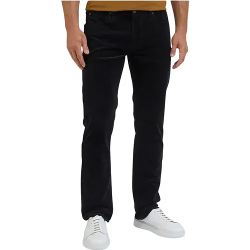 Schwarze Regular Fit Herren Jeans - Lee - Modalova