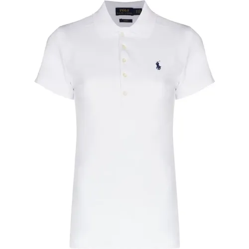 Weißes Polo-Shirt Damenmode , Damen, Größe: M - Ralph Lauren - Modalova