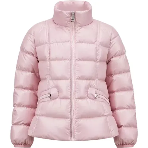 Kinder Rosa Mäntel Feder Gepolstert Reißverschluss - Moncler - Modalova