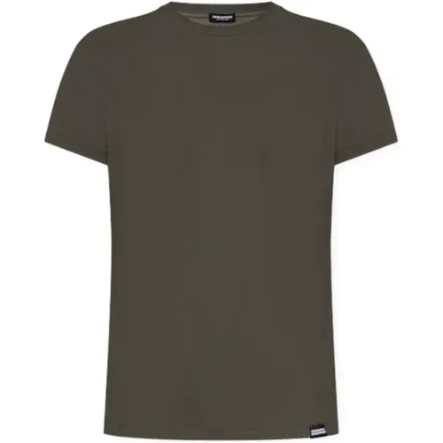 Klassisches T-Shirt , Herren, Größe: XL - Dsquared2 - Modalova