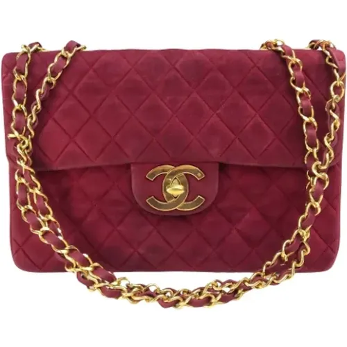 Pre-owned Suede chanel-bags , female, Sizes: ONE SIZE - Chanel Vintage - Modalova