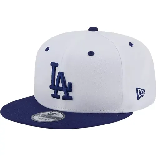 Weiße Dodgers Kappe 9Fifty Stil , Herren, Größe: S/M - new era - Modalova