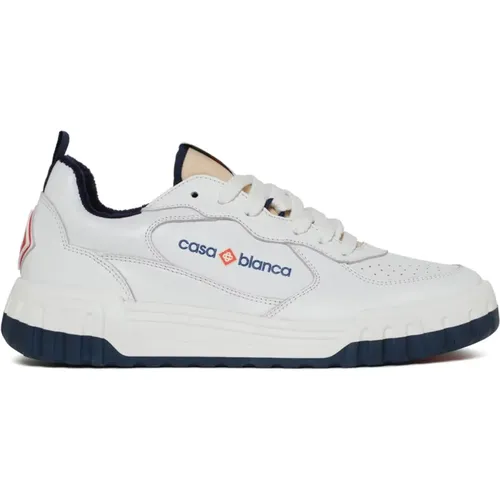 Blaue Low Top Sneakers Casablanca - Casablanca - Modalova