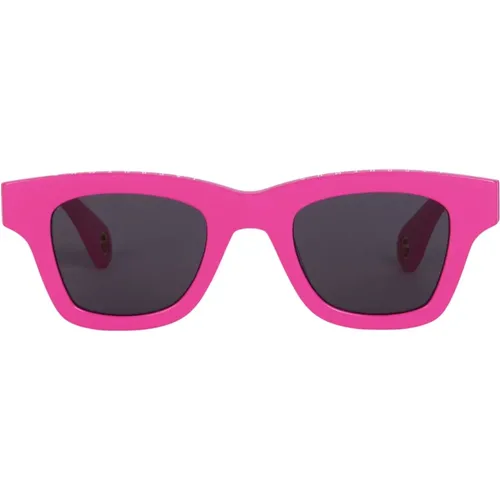 Translucent D-Frame Sunglasses , female, Sizes: ONE SIZE - Jacquemus - Modalova