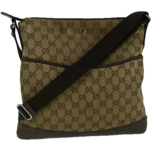 Pre-owned Canvas gucci-bags , female, Sizes: ONE SIZE - Gucci Vintage - Modalova