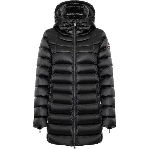 Länge gesteppte Jacke , Damen, Größe: M - Colmar - Modalova