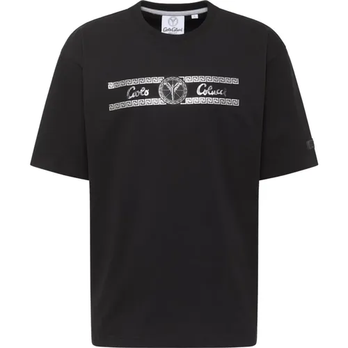 Oversize Tee Shirt , Herren, Größe: S - carlo colucci - Modalova