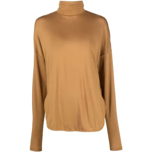 Turleneck long sleeves sweater , female, Sizes: L, M, XL - Eleventy - Modalova