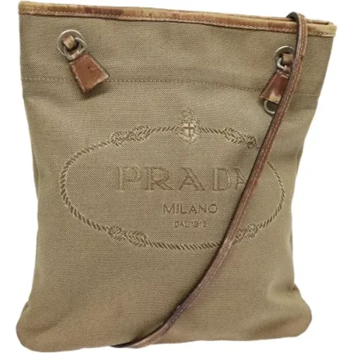 Pre-owned Canvas prada-bags , female, Sizes: ONE SIZE - Prada Vintage - Modalova