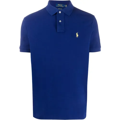 Slim Fit Cotton Polo Shirt , male, Sizes: L, M, 2XL - Ralph Lauren - Modalova