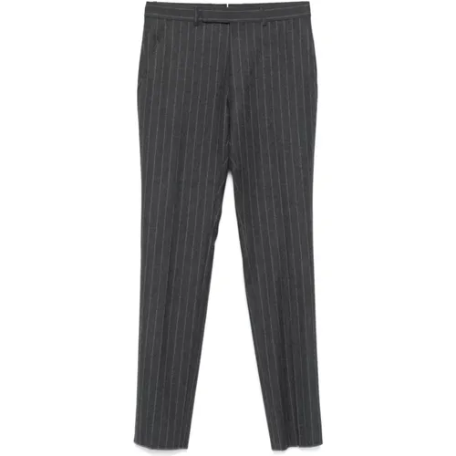 Graue Wollstreifen Hose Tom Ford - Tom Ford - Modalova