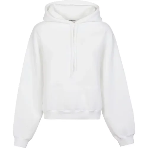 Puff Paint Logo Essential Terry Sweatshirt , female, Sizes: S, XS, M - T by Alexander Wang - Modalova