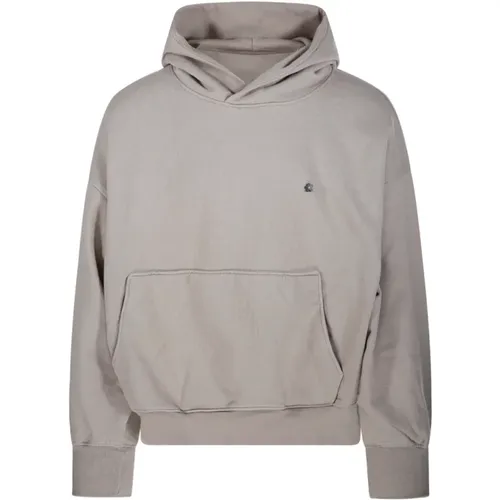 Taupe Hoodie Sweatshirt , Herren, Größe: M - A Paper Kid - Modalova