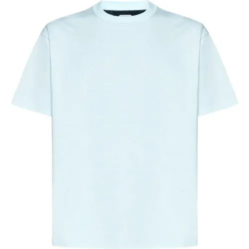 Casual Weiße und Blaue T-Shirts , Herren, Größe: S - Bottega Veneta - Modalova