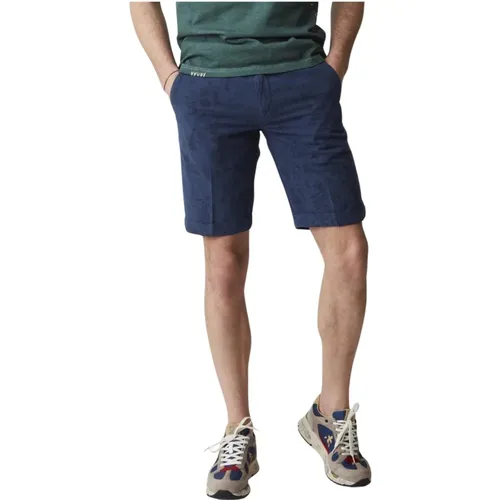 Bermuda Chino mit Blumenmuster , Herren, Größe: L - 40WEFT - Modalova