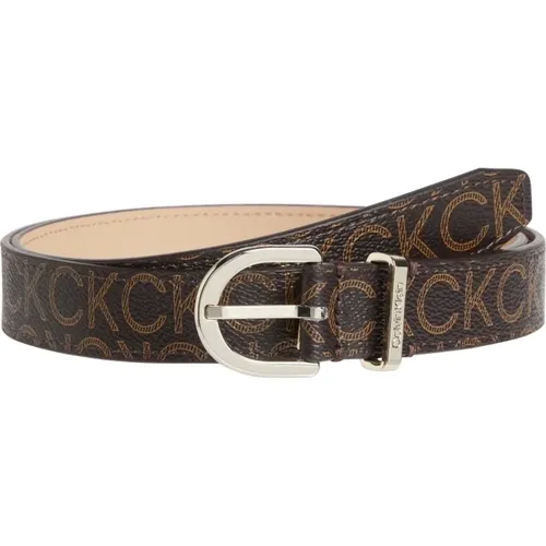 Metal Round Belt mm Width , female, Sizes: 95 CM, 90 CM - Calvin Klein - Modalova