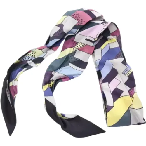 Pre-owned Silk scarves , female, Sizes: ONE SIZE - Hermès Vintage - Modalova