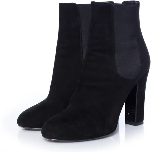 Heeled chelsea boots. , female, Sizes: 4 1/2 UK - Dolce & Gabbana Pre-owned - Modalova