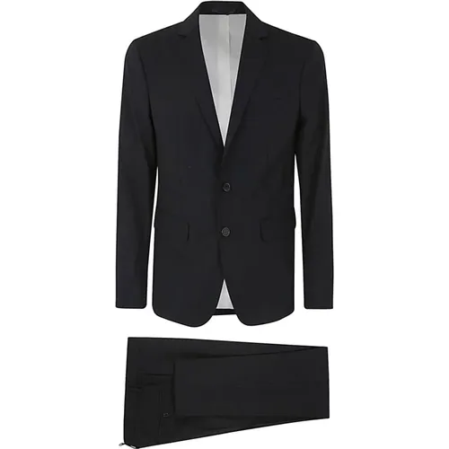 Navy Paris Suit , male, Sizes: XL, L, 3XL, 2XL, M - Dsquared2 - Modalova