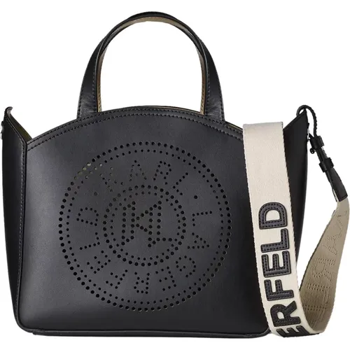 Perforierte Kreis-Tote-Tasche - Karl Lagerfeld - Modalova