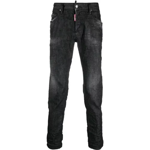 Slim Fit Denim Jeans , male, Sizes: L, 2XL, XL, S - Dsquared2 - Modalova