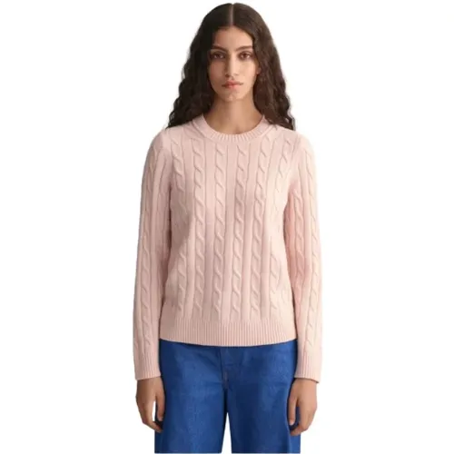 Gedrehter Wollpullover , Damen, Größe: XL - Gant - Modalova