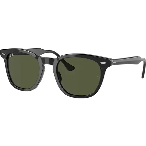 Hawkeye Sonnenbrille Schwarz Grüne Linse , unisex, Größe: 50 MM - Ray-Ban - Modalova