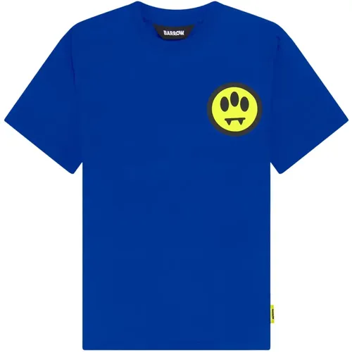 T-Shirt mit Logo-Print aus Baumwolle , unisex, Größe: S - Barrow - Modalova